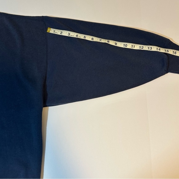 Vintage 90s Express EXP Athletique Sweatshirt Sz XS Oversized - Picture 6 of 7